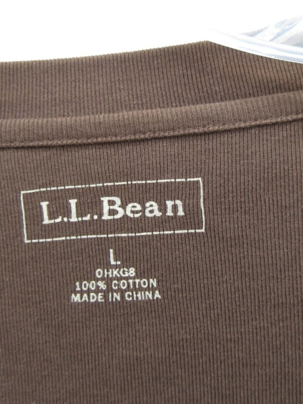 LL Bean Sweater Large Cardigan Button Front Pockets Minimalist - Picture 8 of 9
